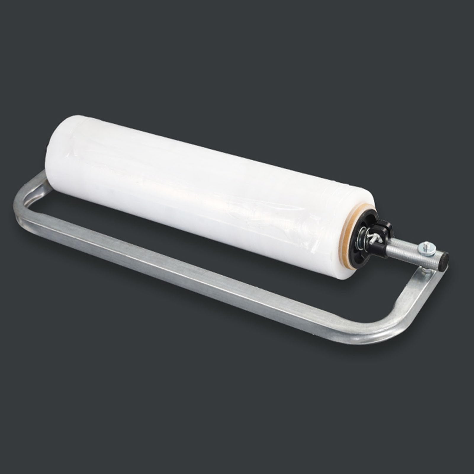 Soporte para Dispensador de Film Estirable – Herramienta Manual de Envoltura Retráctil para Envíos y Mudanzas Industriales (Se Ajusta a 63 cm)