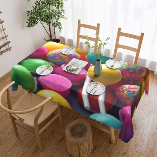 Nappe rectangulaire colorée imperméable et anti-déversement pour buffet - 2