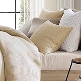 DKNY Pure King Comforter Set - Soft Jersey Knit Bedding - 3-Piece - Oatmeal Beige
