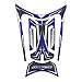Wjyfexble Autocollant de Tampon de Cuisson de Carburant de Moto Véritable Fibre de Carbone pour Aerox 155 WYJHN (Color : Blue)