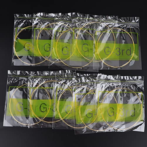 Lot de 10 cordes en G pour guitare acoustique, tension légère, offre un son acoustique lumineux et bien équilibré… - Les Beatles, Paul McCartney, John Lennon, RIngo Starr, George Harrison Lot de 10 cordes en G pour guitare acoustique, tension légère, offre un son acoustique lumineux et bien équilibré… – Image 4