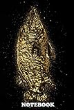  Notebook: Golden Fish , Journal for Writing, College Ruled Size 6\" x 9\", 110 Pages