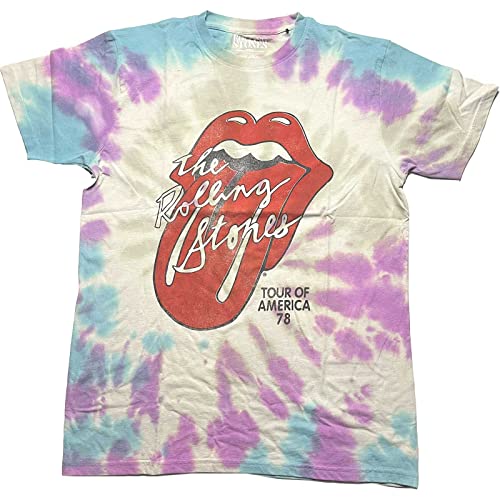 The Rolling Stones Tour of USA ’78 Officiel T-Shirt Hommes Unisexe - Les Beatles, Paul McCartney, John Lennon, RIngo Starr, George Harrison The Rolling Stones Tour of USA '78 Officiel T-Shirt Hommes Unisexe