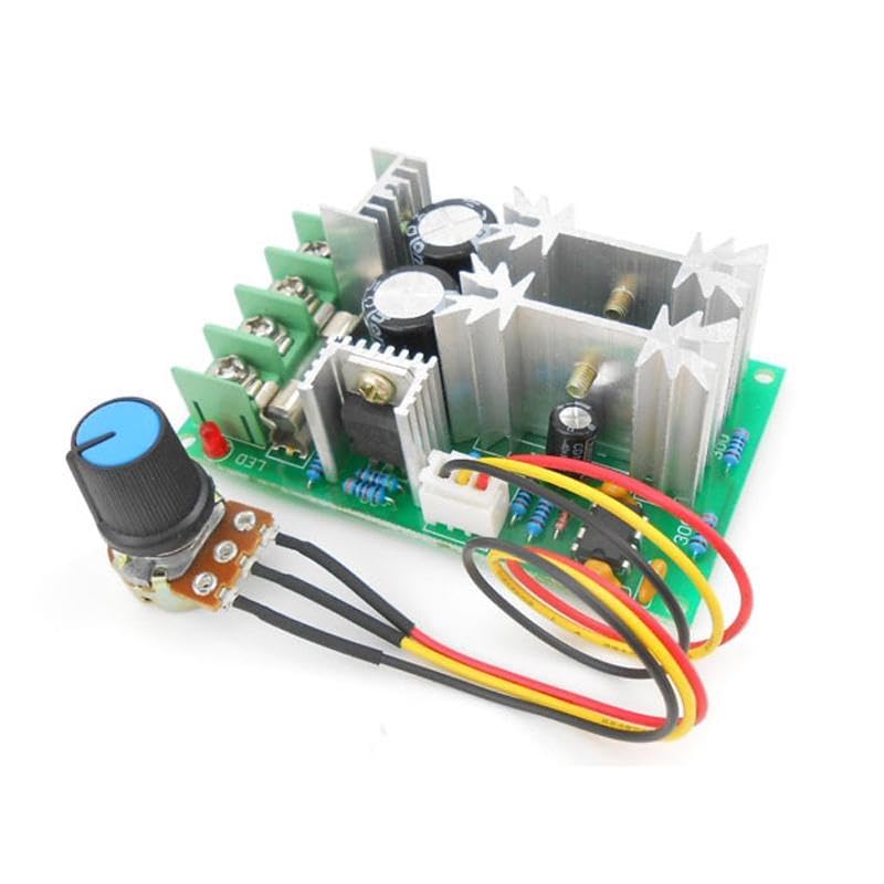 DC 10-60V 20A 1200W Motor Speed Control PWM Motor Speed Controller | 20A Current Regulator | Motor Speed Controller with Switch (Pack of 1)-image-20