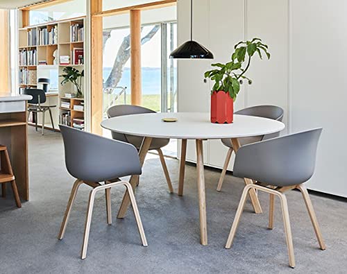 Image of Polypropylene Modern, Designer Chair (Grey) - Set of 2
