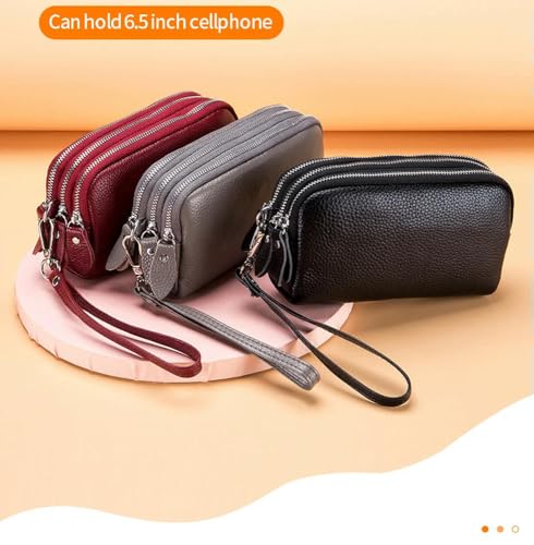 Portable Long Wallet Leather Card Large Capacity Zipper Coin Purse Multi Organizer Bag Women Handbag Clutch4