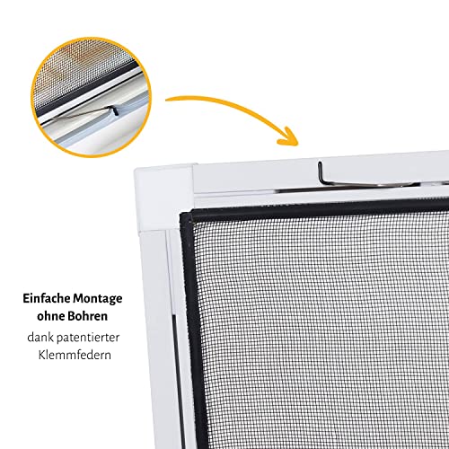 Insektenschutz-fenster Basic 100 x 120 cm bianco