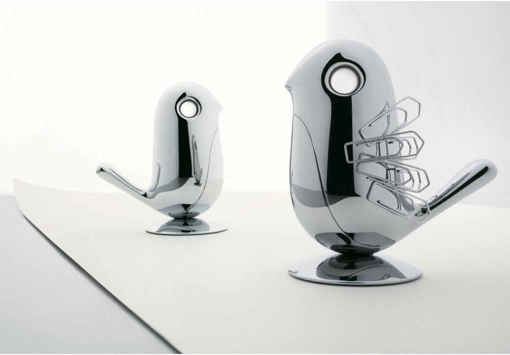 Steel Bird-Shaped Magnetic Paper Clip Holder