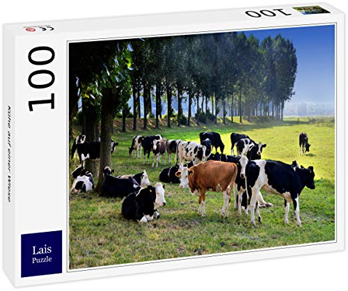 Preisvergleich Produktbild Lais Puzzle Kühe auf Einer Wiese 100 Teile