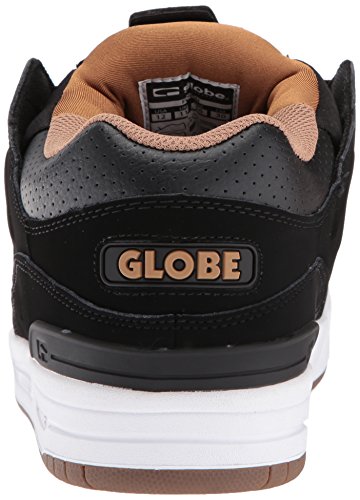 Image of Globe Men's Fusion Shoe, Black /White /Tobacco, 6 M US