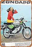  Zundapp Motorcycles Blechschild Metall Plakat Warnschild Retro Eisenblech Plakette Jahrgang Poster Schlafzimmer Familie Wand Aluminium Kunstdekor