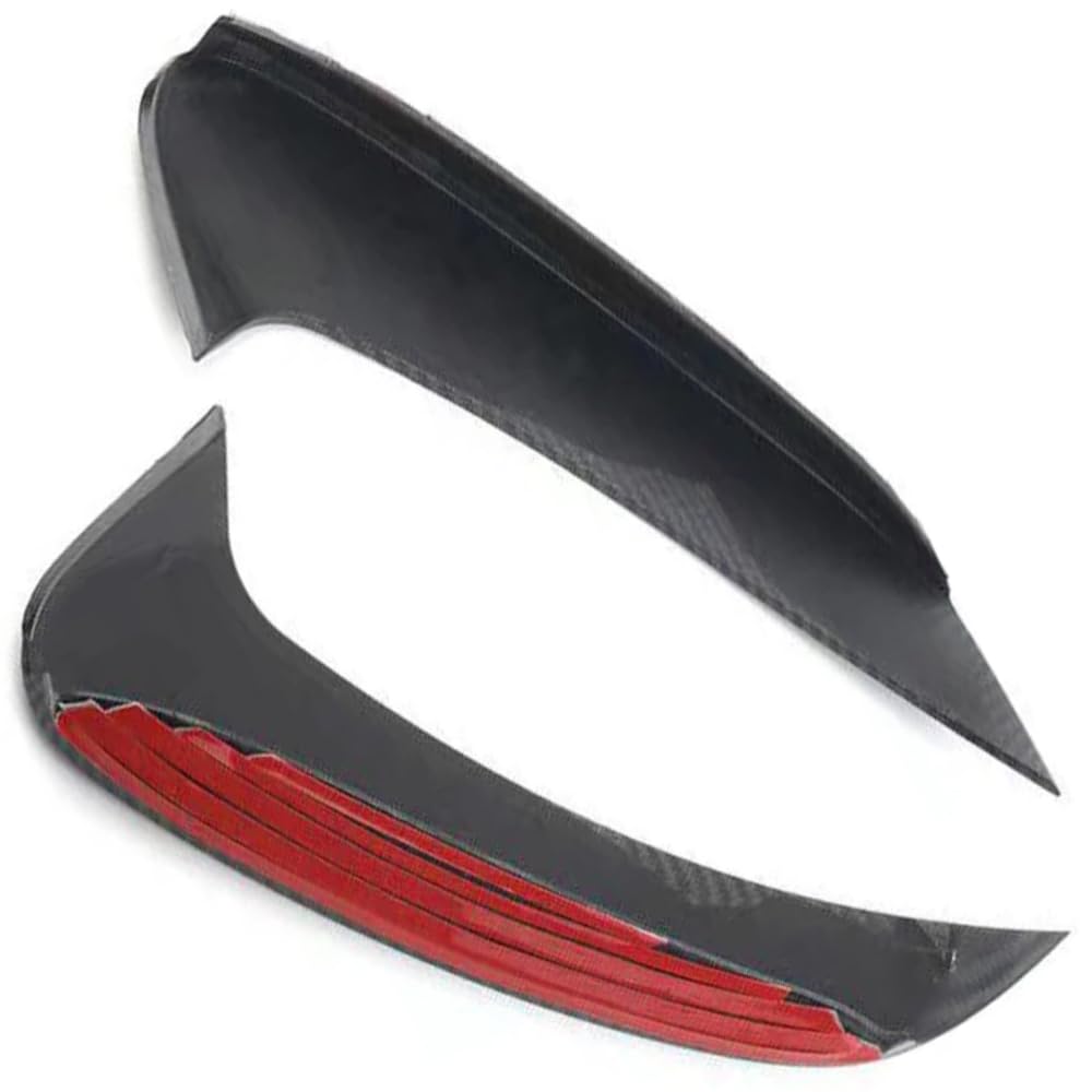 Cubierta de alerón trasero, cubierta de alerón trasero, cubierta de rejilla de ventilación de parachoques trasero compatible con Mercedes-Benz Clase GLE W167 V167, negro brillante