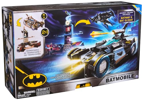 Fisher-Price GBK77 Imaginext DC Super Friends Transforming Batmobile R/C, Multicolore - immagine 10