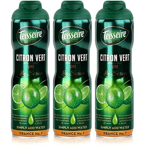 Teisseire Getränke-Sirup Lime/Limette 600ml - Sirup der genauso schmeckt wie die Frucht Cover