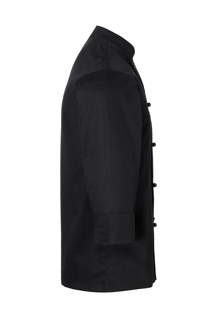 Karlowsky Chaqueta de cocinero Basic negra, talla 4XL