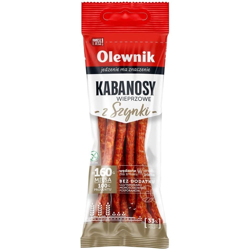 Kabanosy wieprzowe z Szynki 105g Olewnik