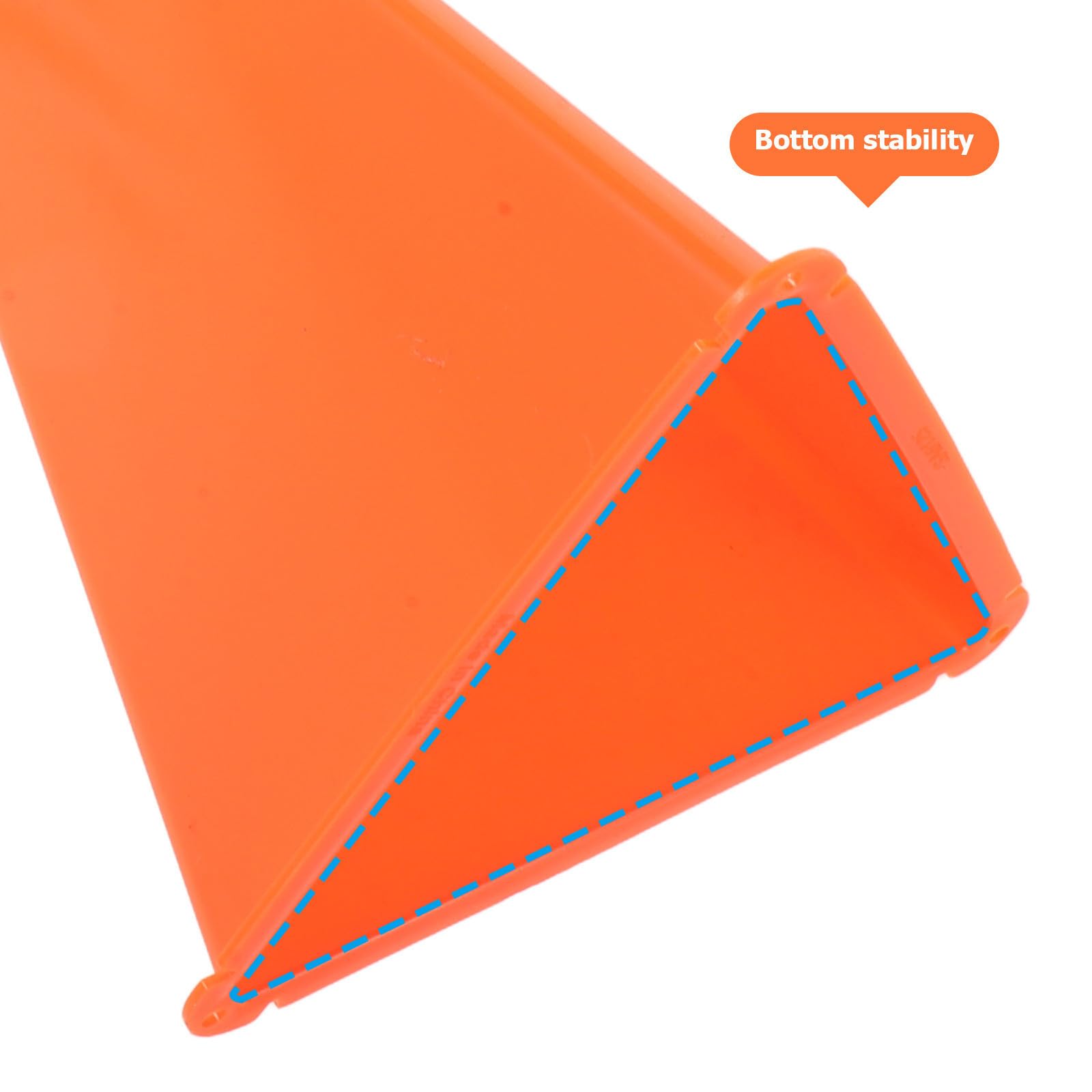 Toddmomy Conos de Tráfico para Carreras de PE Naranja, Fácil de Usar y Transportar, 4 Sets para Entrenamiento de Conducción y Fútbol al Aire Libre