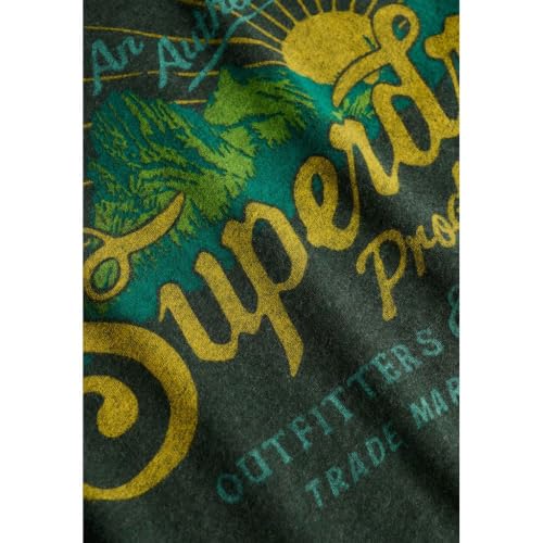Superdry Homme Coton Imprimé Graphique Outdoors Mountain Coupe Décontractée T Shirt - vue 5