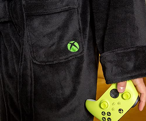 Xbox Gamer Unisex Hooded Fleece Robe for Adults | One Size Fits Most4