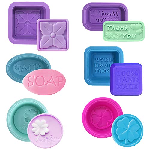 FineGood - 13 stampi per sapone, in silicone per