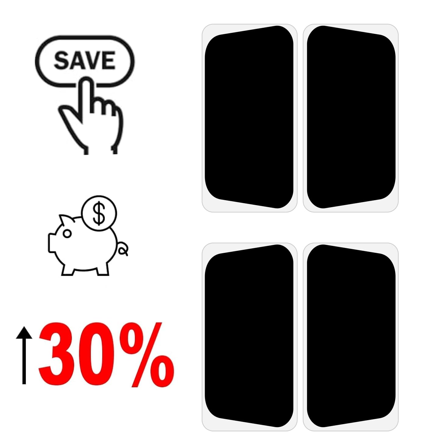 2 Ersatzsets mit 2 Gel-Pads, 100% kompatibel mit BODIFY EMS Back Trainer Pro. Sparen Sie 30% bei Ihrer Bestellung.