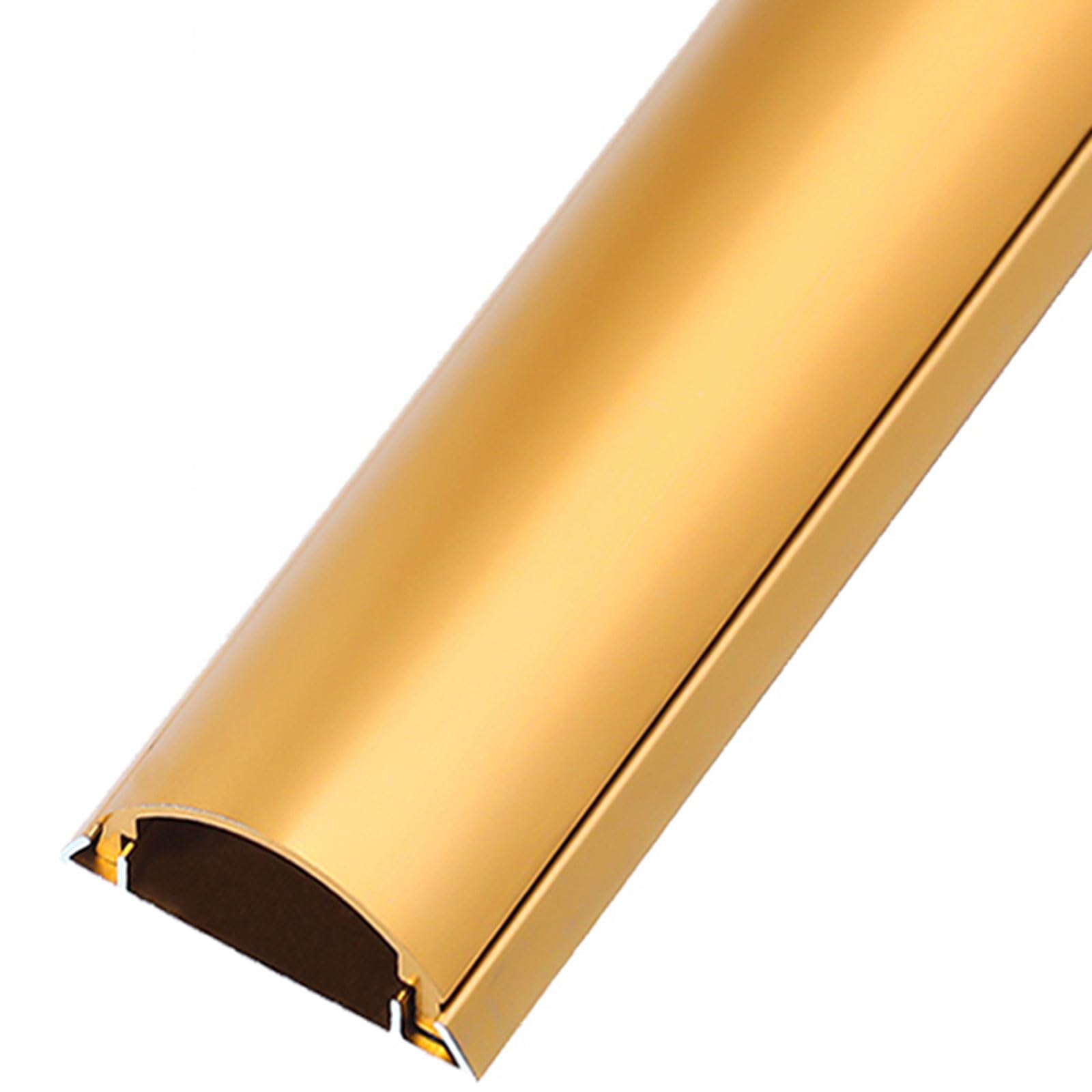 Goulotte De Cache-câble Demi-ronde En Aluminium 1M, 2 Pièces