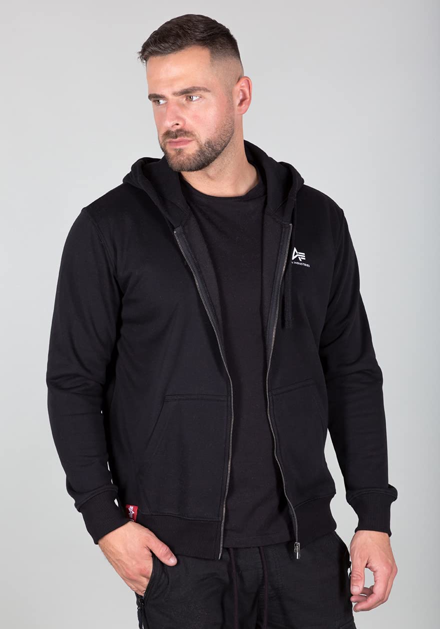 ALPHA INDUSTRIES Basic Zip Hoody SL Chaqueta Unisex Adulto