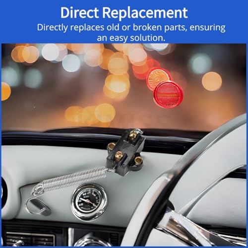 Image of KIMISS Brake Stop Light Switch Stopper - 12V Normally Open Pull to Make for Most Classic 180008, 0-579-51