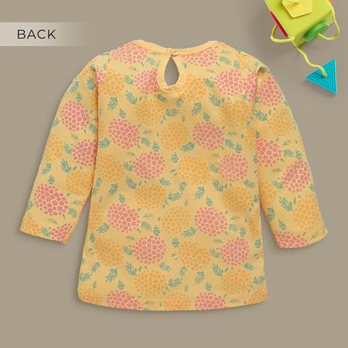 Image of LuvLap Baby Girls 100% Cotton Full Sleeve Girls Top, Pack of 02