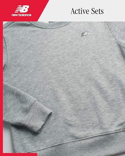 New Balance Active Boys Sweatshirts - Soft Breathable Fleece Crewneck Pullover Kids Sweatshirts Youth Fashion (8-20)2