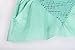 Girls Little Mermaid Princess Costume, Sequins Fancy Dress up Halloween party (130CM(5-6T)-XL, Green-Purple)