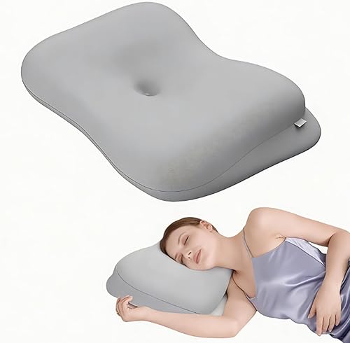 Miniatura 9 de Sleep Pillow - Almohada ergonómica con diseño de contorno refrescante, almohadas de espuma viscoelástica para soporte de cuello, dormir de lado