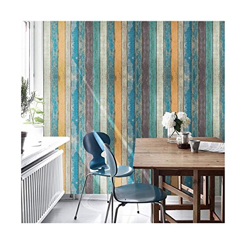 Decorative Wood Panel Pattern Contact Paper Self Adhesive Shelf Liner Peel And Stick Wallpaper For Covering Kitchen Cabinet Countertop Shelves Craft Projects 17.7X78.7 Inches #TOP10