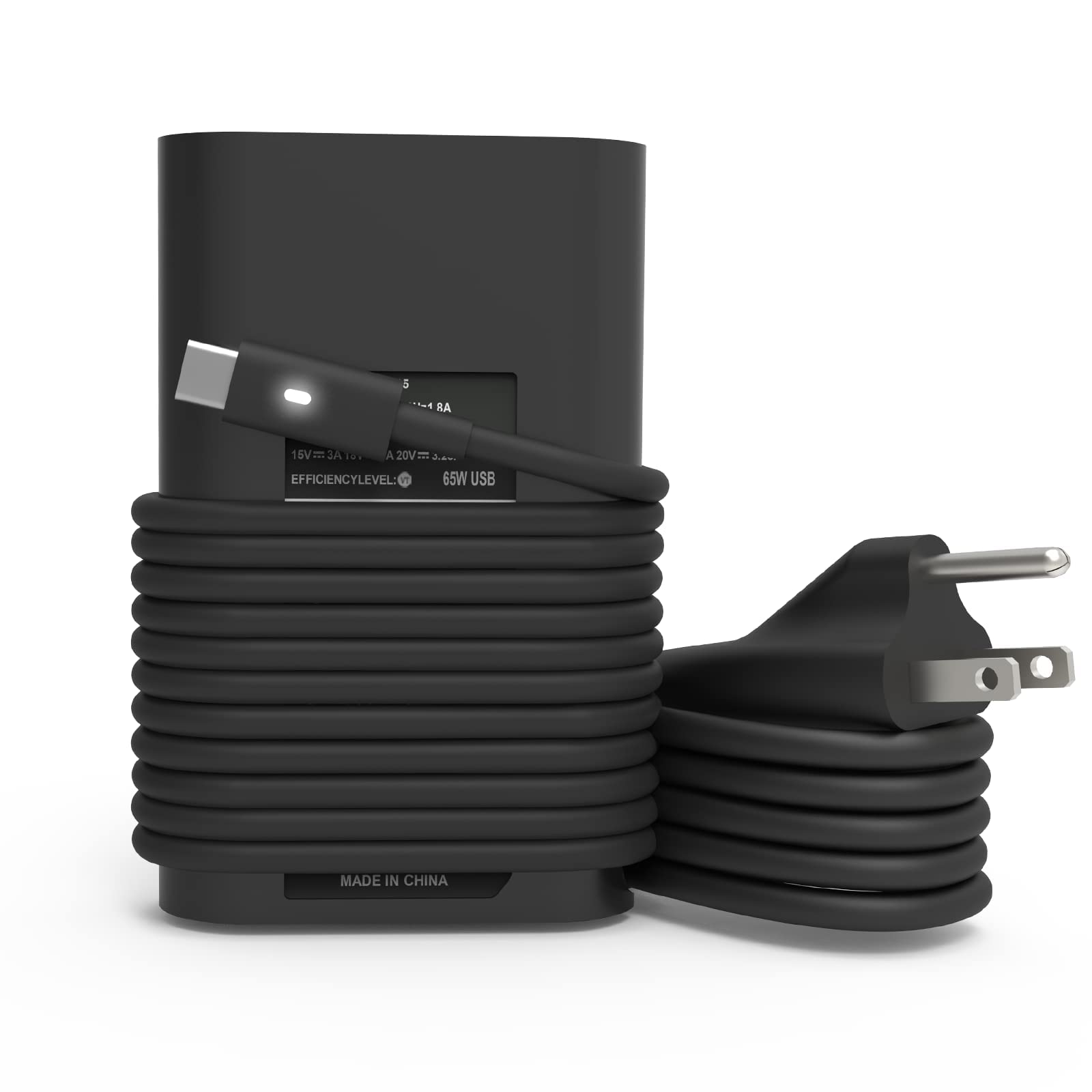 EFTTIVID 65W USB C Laptop Charger Compatible with Dell Latitude 5420 5540 5520 5550 5450 7420 5430 e5440 5530 3450 7430 7440 7450 3550 Computer XPS 13 Chromebook 3100 Type C AC Power Adapter