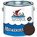Produktbild Halvar Metallschutzlack MATT Braun RAL 8000-8028 Metallfarbe besonders robuster Kunstharzlack Wetterbeständig & perfekter Langzeitschutz Metall (2,5 L, RAL 8017 Schokoladenbraun)
