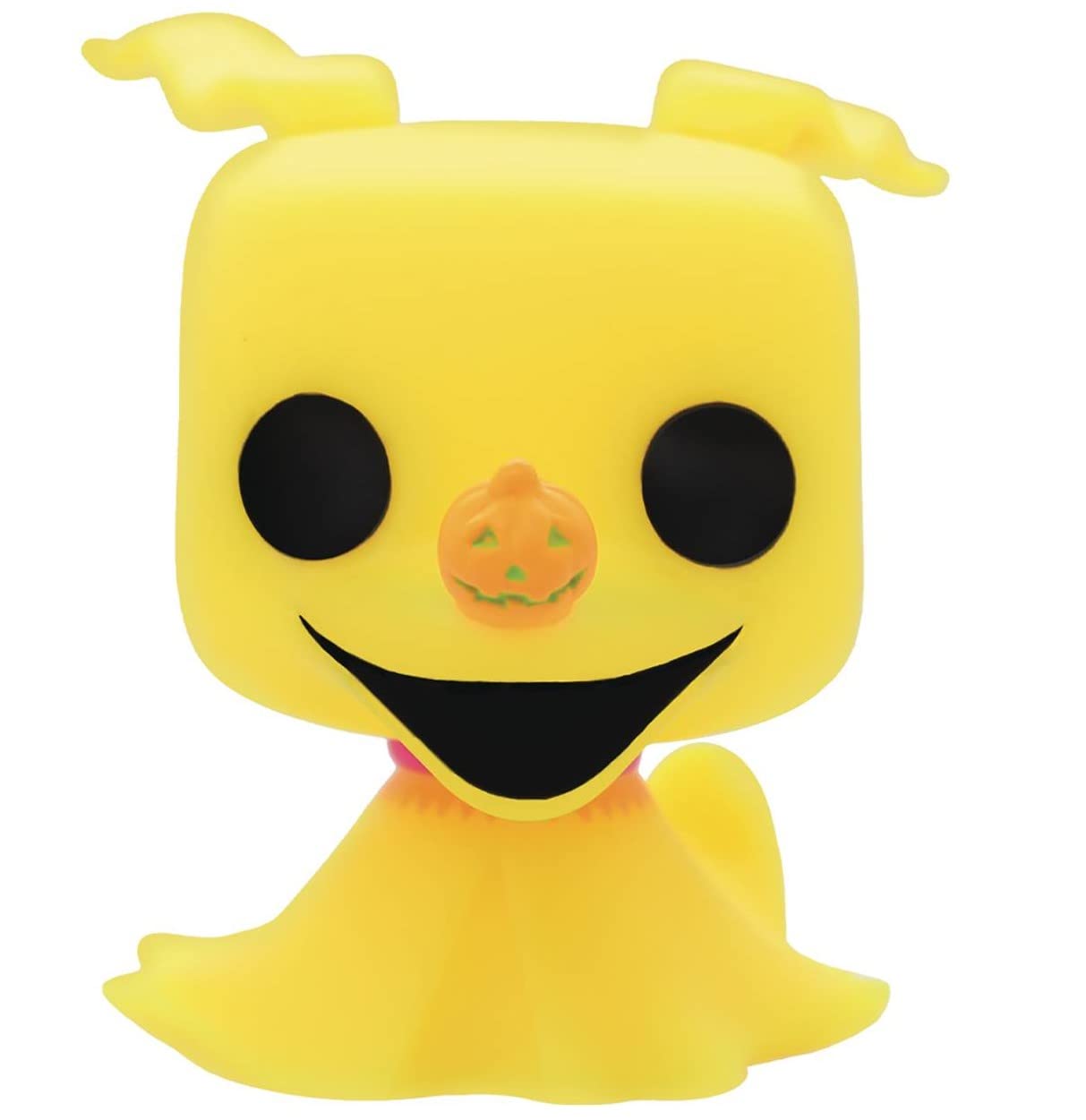 POP Disney: The Nightmare Before Christmas - Zero (Blacklight) Funko Pop! - Figura in vinile (racchiusa con custodia protettiva compatibile per pop box) multicolore 9,5 cm