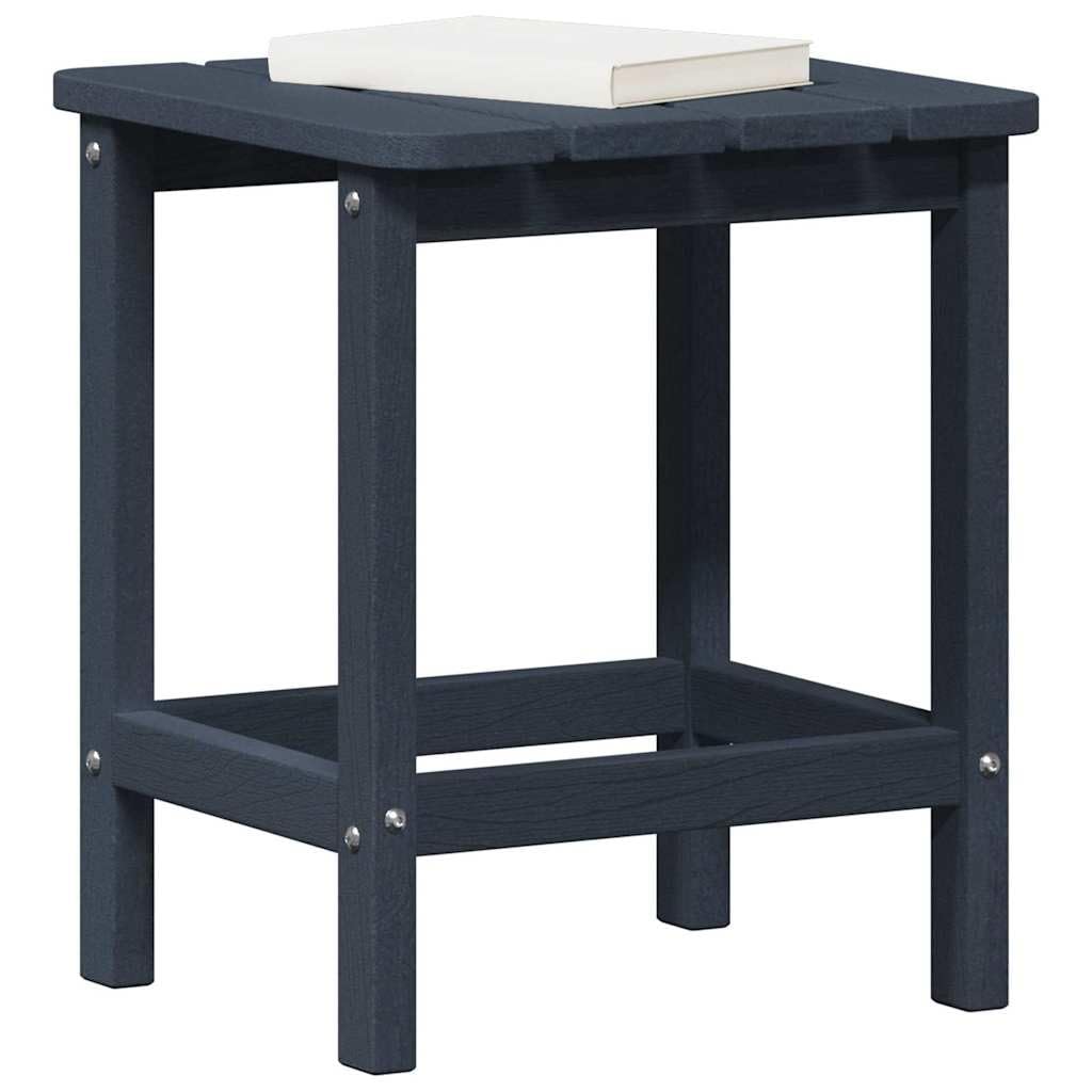 Vidaxl Side Table Navy Blue 38 X 38 X 46 Cm Polyethylene