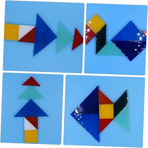 Miniatura 9 de Molde Tangram para esculpir y fundir, molde para hacer tangram, moldes para cubitos de hielo, bandejas y moldes de epoxi, moldes de resina para