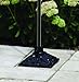 TIKI Cast Iron Torch Stand – Heavy-Duty, Freestanding & Weather-Resistant Torch Base for Patio, Garden, Deck & Backyard – Fits Torch Poles 0.75