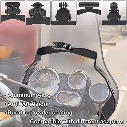 Rearace Motorcycle Gps Navigation Bracket Holder Compatible With Royal Enfield Himalayan Bs6 2021-2023 Suitable For Sp Connect (53122 Adapter) #TOP2