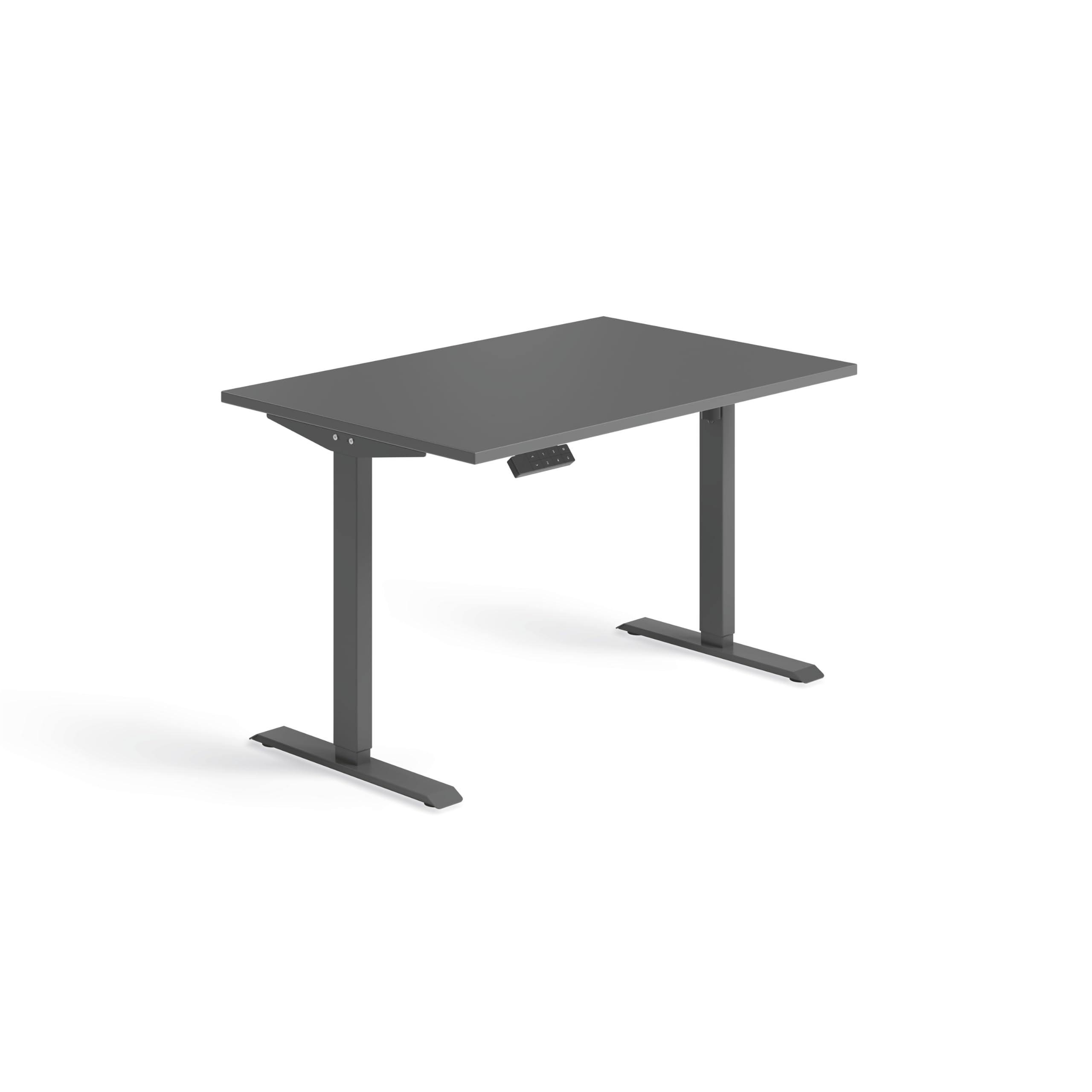Schnellmontage Elektro-Hubtisch höhenverstellbar, 1200x800x740-1175, Onyx/Anthrazit