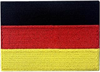 Germany Flag Embroidered Emblem German Applique Iron On Sew On Patch