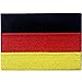 Bandera de Alemania Alemán Emblema nacional Parche Bordado de Aplicación con Plancha