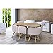 Ensemble Table + 6 chaises encastrables Beiges Mosaic XL