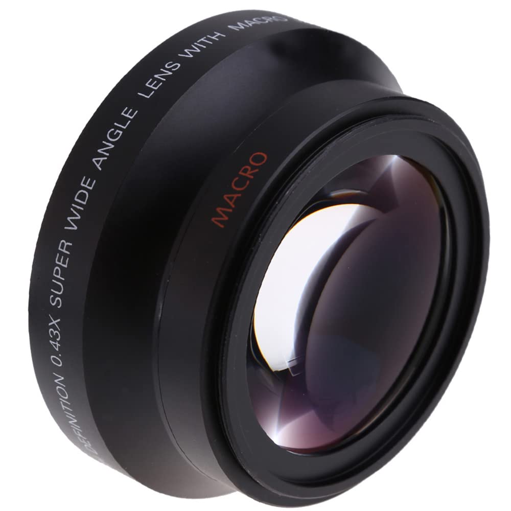 Domary Lens, 67mm Digital High Definition 0.43×SuPer Wide Angle Lens With Macro Japan Optics for C-anon Rebel T5i T4i T3i 18-135mm 17-85mm and Ni-kon 18-105 70-300VR