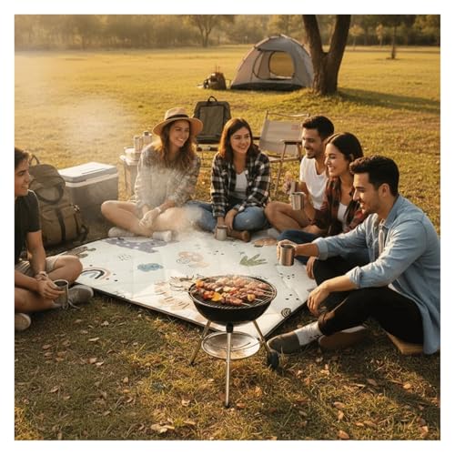 Tapis d'extérieur imperméable et épais pour camping et pique-nique