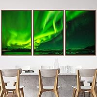 3 Piece Framed Canvas Wall Art Astronomy & Space Canvas Prints Home Artwork Decoration for Living Room,Bedroom - 16