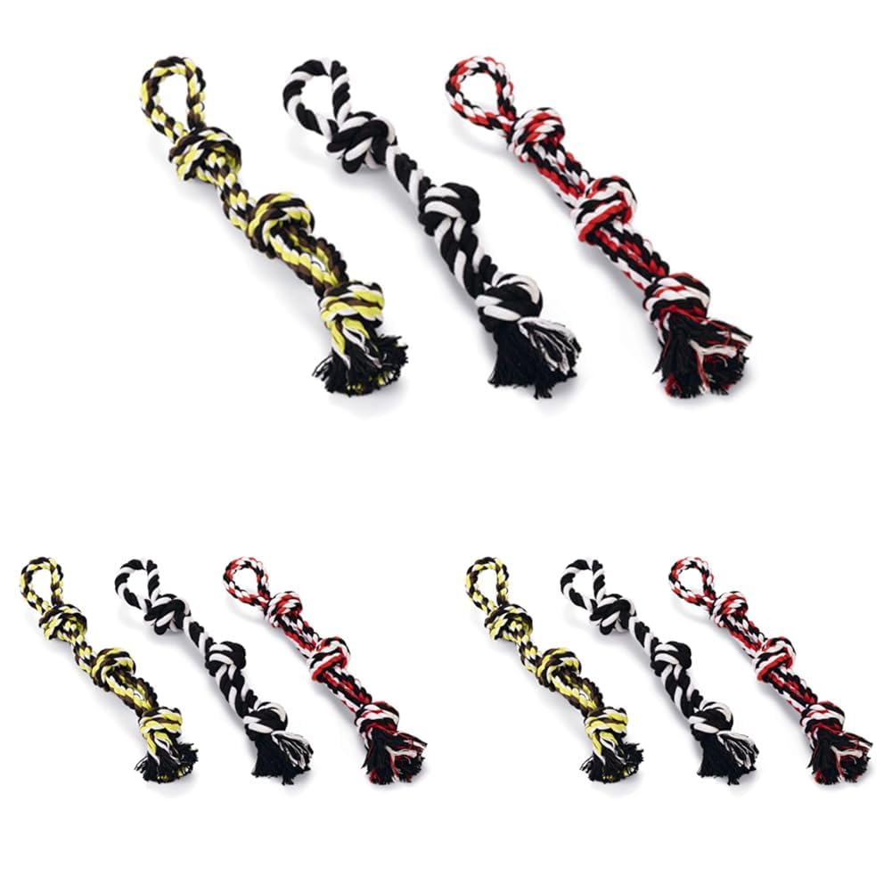 Beeztees Köpek Oyuncağı, Üç Düğümlü Diş İpi, Tutamaçlı, 40cm, 250gr (3 paketi)