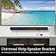 Agandax Soundbar Halterung, Universale Soundbar Wandhalterung,Lautsprecher Wandhalterung for JBL, LG, Sony, Sonos, Samsung Soundbar Halterung am tv