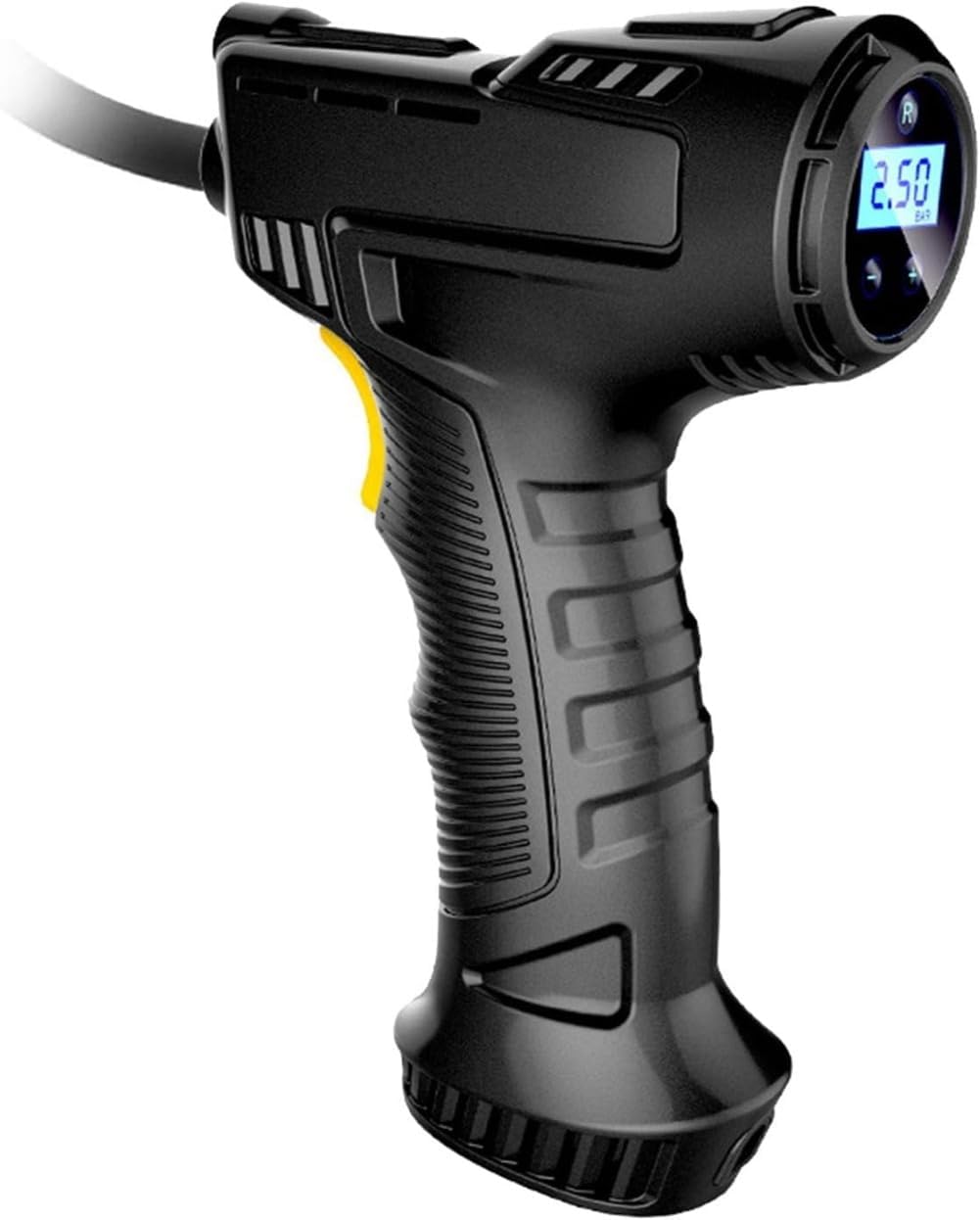 ハンドヘルドコードレスタイヤインフレーターエアポンプ膨張LEDライト充電式 (2セットマルチ)